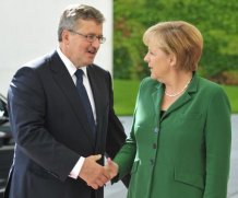 Меркель и Коморовский